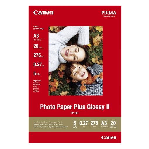 Εικόνα της Φωτογραφικό Χαρτί Canon PP-201 A3 Plus Glossy 275g/m² 20 Φύλλα 2311B020