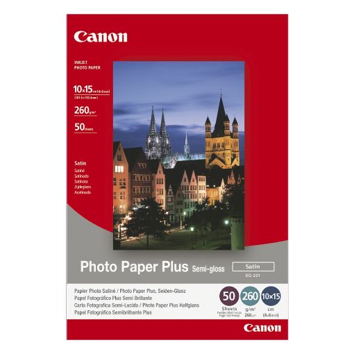 Εικόνα της Φωτογραφικό Χαρτί Canon SG-201 A6 Plus Semi Gloss 260g/m² 50 Φύλλα 1686B015
