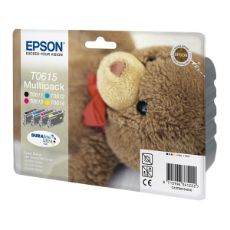 Εικόνα της Πακέτο 4 Μελανιών Epson T0615 Black, Cyan, Magenta και Yellow C13T061540