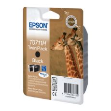 Εικόνα της Πακέτο 2 Μελανιών Epson T0711H Black HC C13T07114H