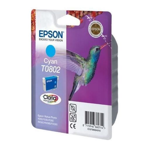 Εικόνα της Μελάνι Epson T0802 Cyan C13T08024011