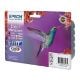 Εικόνα της Πακέτο 6 Μελανιών Epson T0807 Black, Cyan, Magenta, Yellow, Light Cyan & Light Magenta C13T080740
