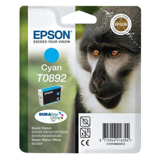 Εικόνα της Μελάνι Epson T0892 Cyan C13T089240