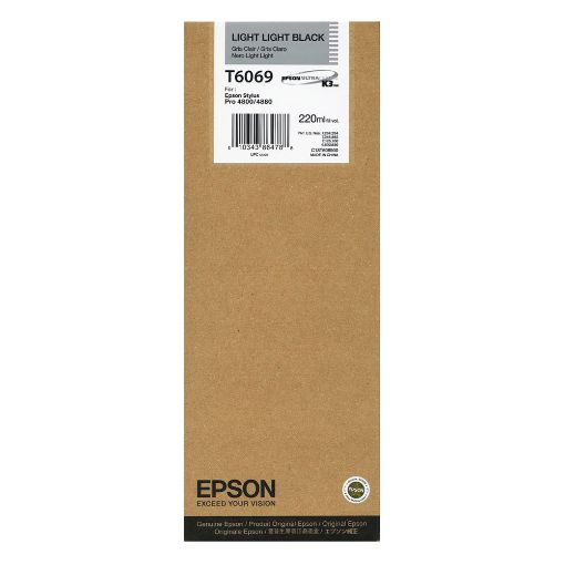 Εικόνα της Μελάνι Epson T6069 Light Light Black HC C13T606900