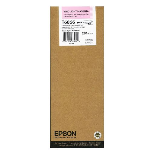Εικόνα της Μελάνι Epson T6066 Vivid Light Magenta HC C13T606600