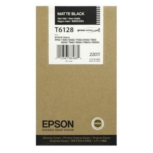 Εικόνα της Μελάνι Epson T6128 Matte Black HC C13T612800