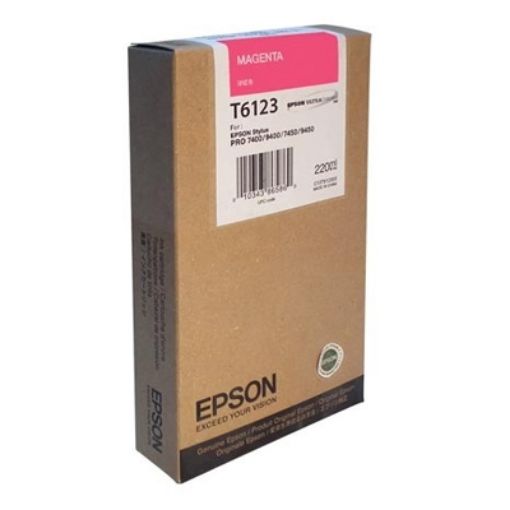 Εικόνα της Μελάνι Epson T6123 Magenta HC C13T612300