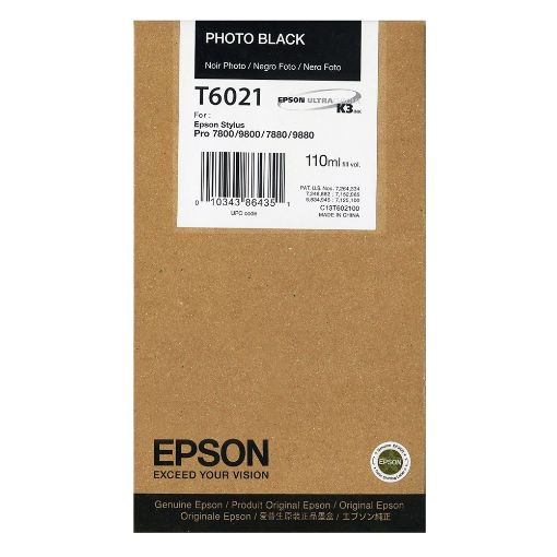 Εικόνα της Μελάνι Epson T6021 Photo Black C13T602100