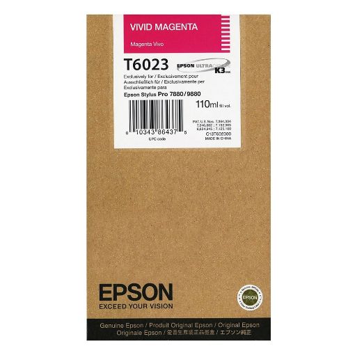 Εικόνα της Μελάνι Epson T6023 Vivid Magenta C13T602300