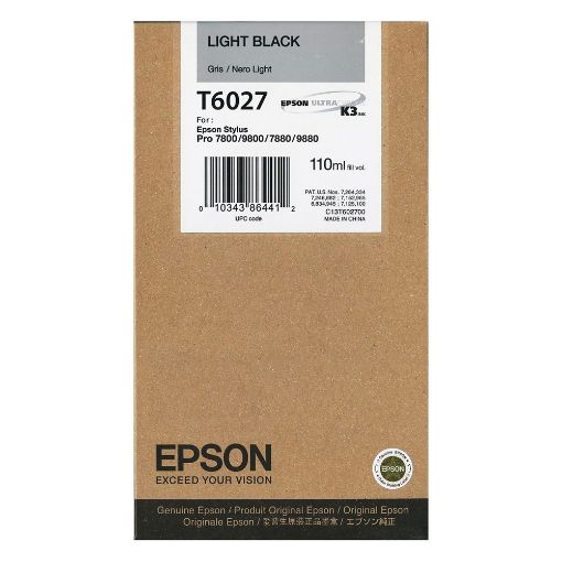Εικόνα της Μελάνι Epson T6027 Light Black C13T602700