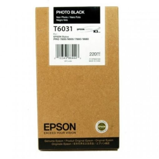 Εικόνα της Μελάνι Epson T6031 Photo Black HC C13T603100