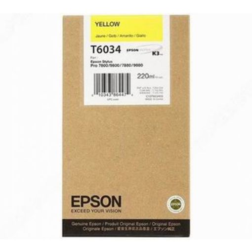 Εικόνα της Μελάνι Epson T6034 Yellow HC C13T603400