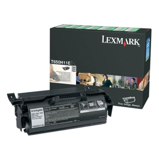Εικόνα της Toner Lexmark T65x Black High Yield T650H11