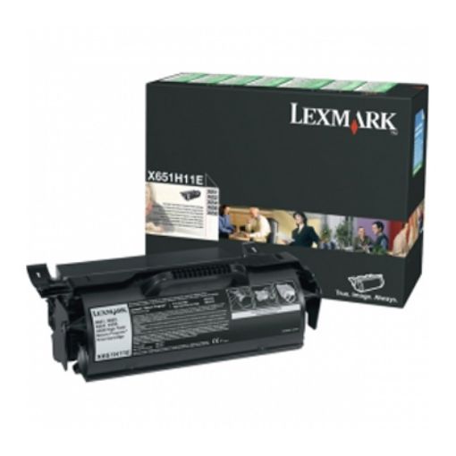 Εικόνα της Toner Lexmark X65x Black High Yield X651H11