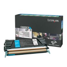 Εικόνα της Toner Lexmark C522 / C524 / C53x Cyan C5220CS