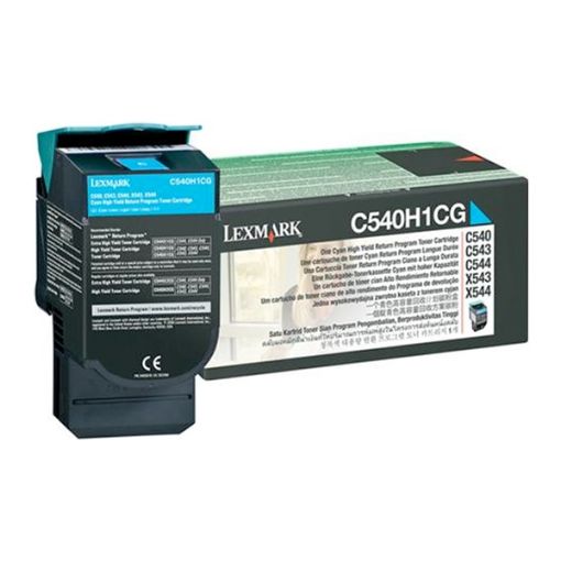 Εικόνα της Toner Lexmark C54x / X54x Cyan High Yield C540H1C