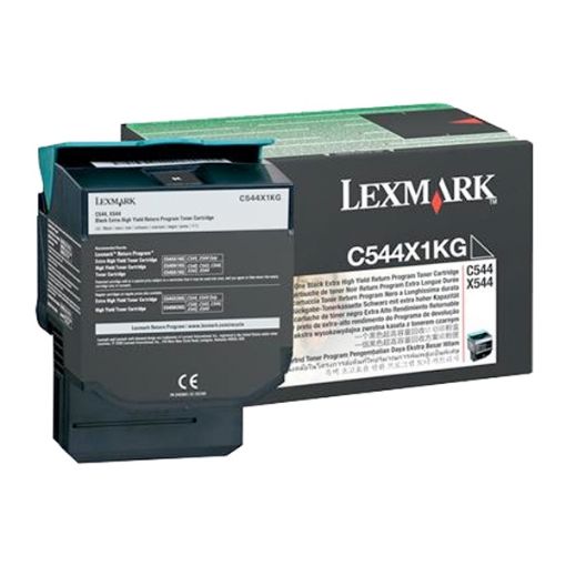 Εικόνα της Toner Lexmark C544 / X544 Black Extra High Yield C544X1K