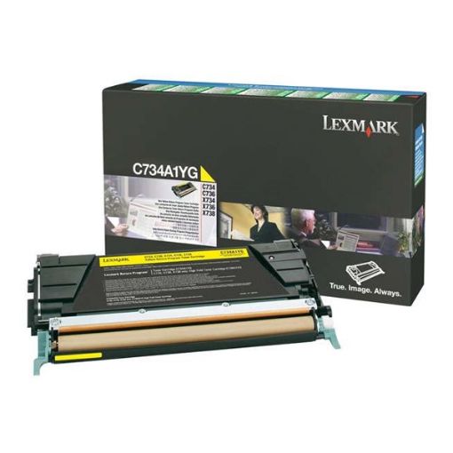 Εικόνα της Toner Lexmark C73x / X73x Yellow C734A1Y