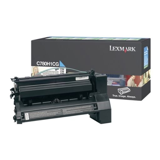 Εικόνα της Toner Lexmark C780 / C782 Cyan High Yield C780H1CG