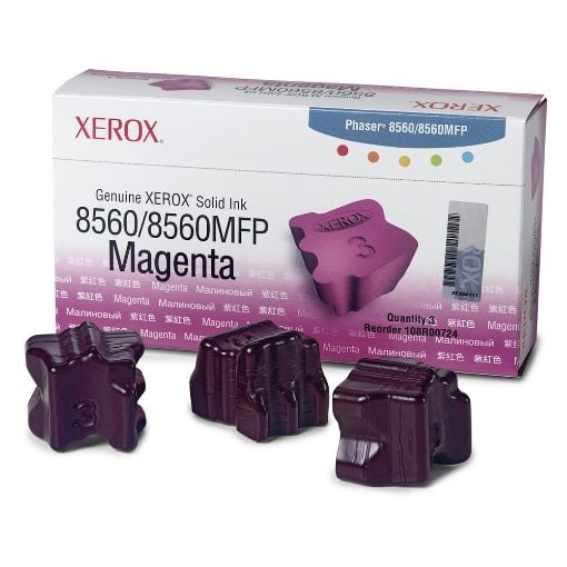 Εικόνα της Solid Ink Xerox Magenta 3 Τεμάχια 108R00724