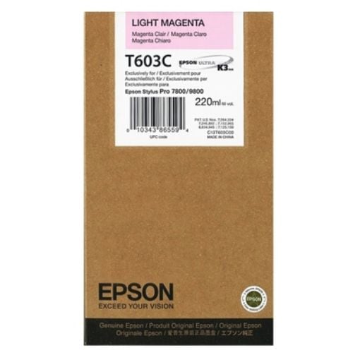 Εικόνα της Μελάνι Epson T603C Light Magenta HC C13T603C00