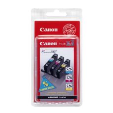 Εικόνα της Πακέτο 3 Μελανιών Canon CLI-526 Cyan, Magenta και Yellow 4541B009
