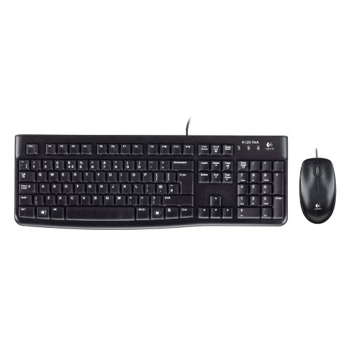 Εικόνα της Πληκτρολόγιο-Ποντίκι Logitech Ενσύρματο MK120 920-002541
