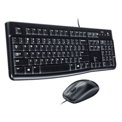 Εικόνα της Πληκτρολόγιο-Ποντίκι Logitech Ενσύρματο MK120 920-002541