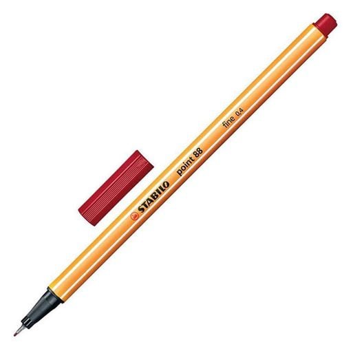 Εικόνα της Μαρκαδόρος Σχεδίου Stabilo Point 88/50 0.4mm Deep Red