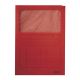 Εικόνα της Ντοσιέ Χάρτινο LEITZ Κόκκινο με Παράθυρο 3950 A4
