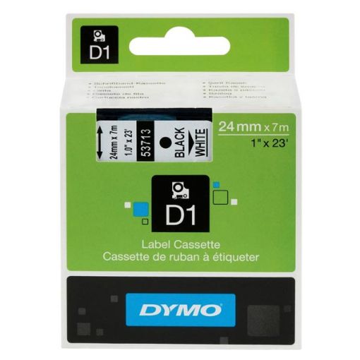 Εικόνα της Ετικέτες Dymo D1 Standard 24mm x 7m Black On White 53713 S0720930