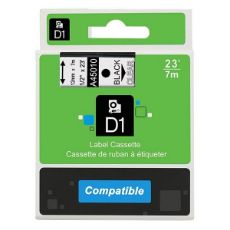 Εικόνα της Ετικέτες Dymo D1 Standard 12mm x 7m Black On Clear 45010 S0720500