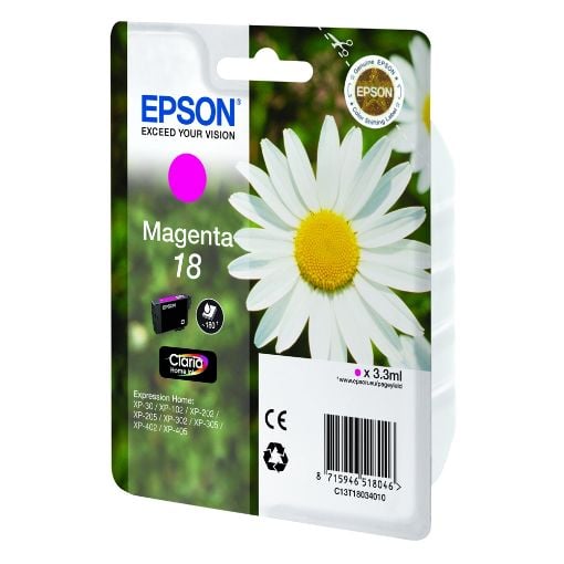 Εικόνα της Μελάνι Epson T180340 Magenta C13T18034010