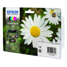 Εικόνα της Πακέτο 4 Μελανιών Epson T180640 Black, Cyan, Magenta, Yellow C13T18064010