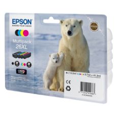 Εικόνα της Πακέτο 4 Μελανιών Epson 26XL Yellow, Cyan, Magenta και Black C13T26364010