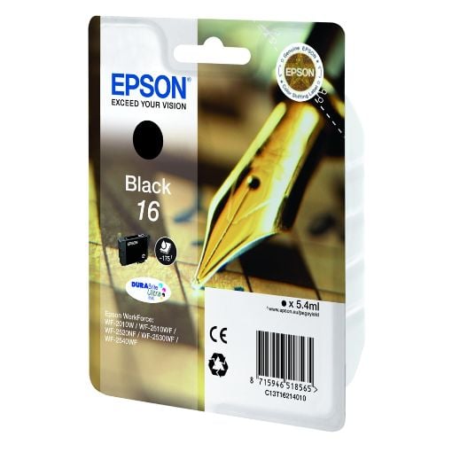 Εικόνα της Μελάνι Epson T1621 Black C13T16214010