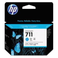 Εικόνα της Πακέτο 3 Μελανιών HP No 711 Cyan CZ134A