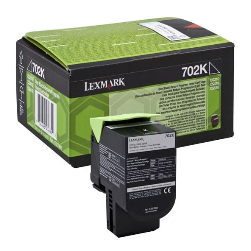 Εικόνα της Toner Lexmark 702K Black 70C20K0