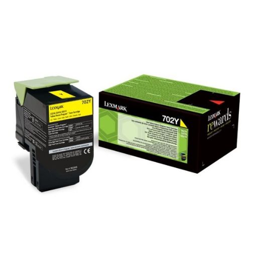 Εικόνα της Toner Lexmark 702Y Yellow 70C20Y0