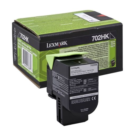 Εικόνα της Toner Lexmark 702HK Black 70C2HK0