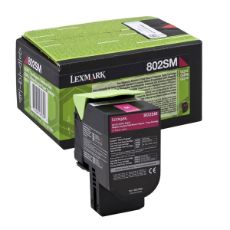 Εικόνα της Toner Lexmark 802SM Magenta High Yield Return 80C2SM0