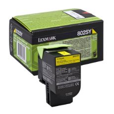 Εικόνα της Toner Lexmark 802SY Yellow High Yield Return 80C2SY0