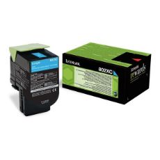 Εικόνα της Toner Lexmark 802XC Cyan Extra Extra High Yield Return 80C2XC0