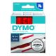 Εικόνα της Ετικέτες Dymo D1 Standard 19mm x 7m Red On Black 45807 S0720870