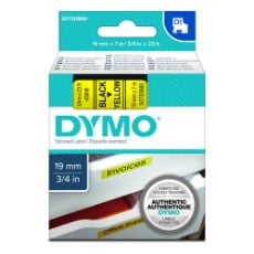 Εικόνα της Ετικέτες Dymo D1 Standard 19mm x 7m Black On Yellow 45808 S0720880