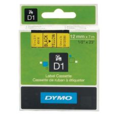 Εικόνα της Ετικέτες Dymo D1 Standard 12mm x 7m Black On Yellow 45018 S0720580