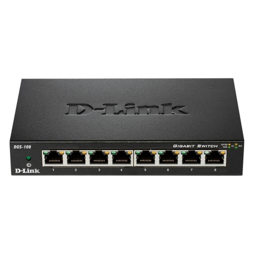 Εικόνα της Switch D-Link DGS-108/E 8-Port 10/100/1000 Mbps