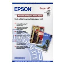 Εικόνα της Φωτογραφικό Χαρτί Epson A3+ Premium Semi Glossy 250g/m² 20 Φύλλα C13S041328