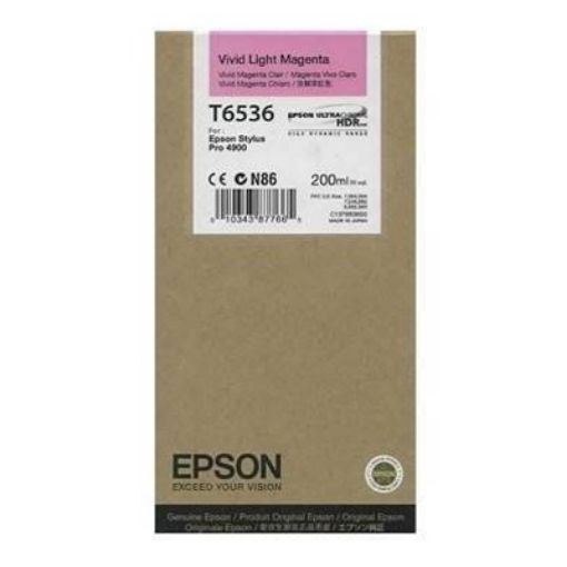 Εικόνα της Μελάνι Epson T6536 Vivid Light Magenta C13T653600