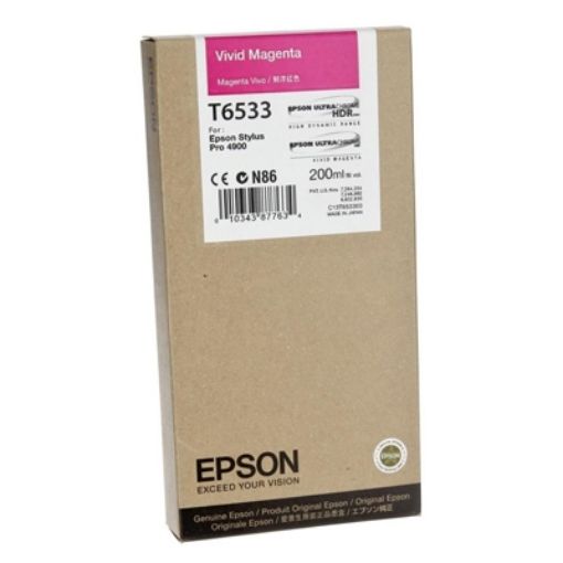 Εικόνα της Μελάνι Epson T6533 Vivid Magenta C13T653300